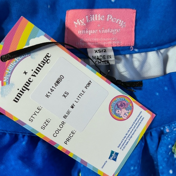 NWT: Unique Vintage x My Little Pony - Starlight Party Swing Skirt (SIZE XS) - Picture 3 of 3